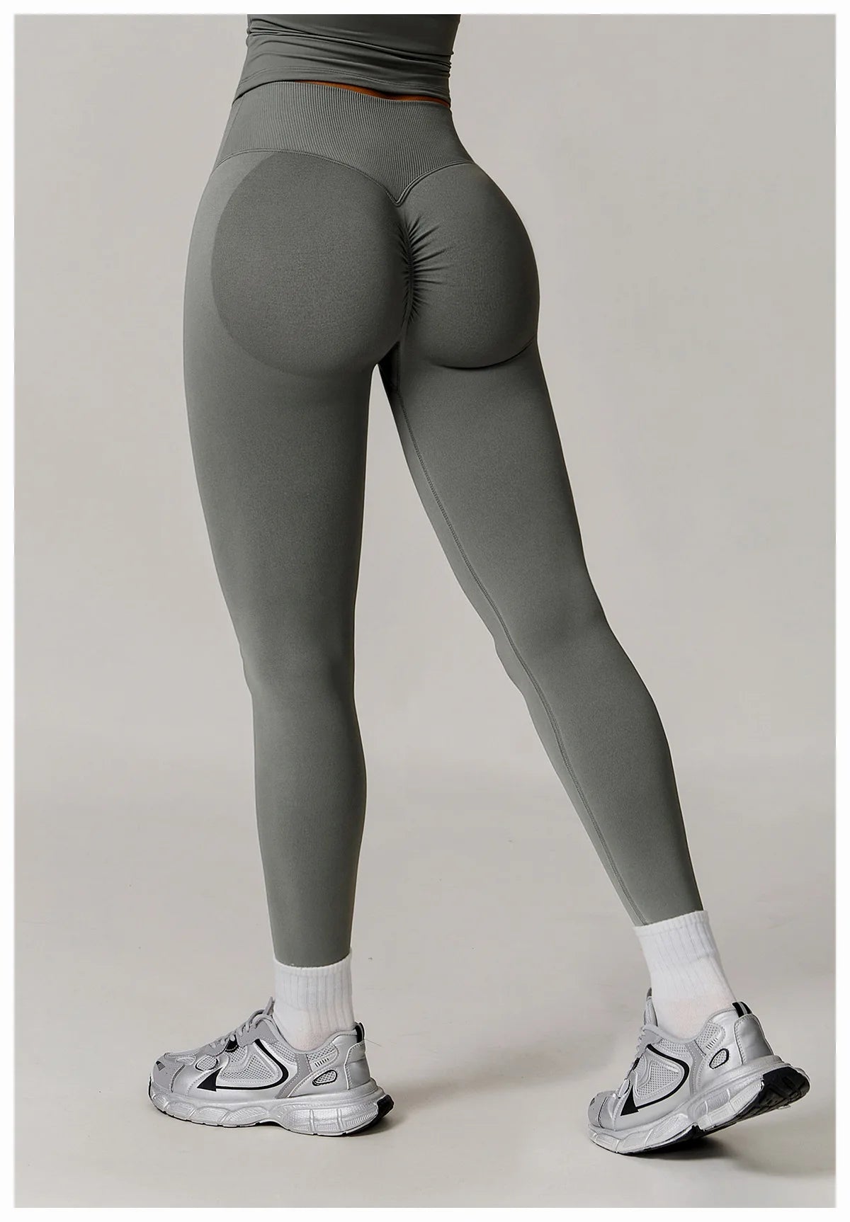 Seamless Yoga Leggings Women Fitness Leggings Running Cycling Pants Cross Waist Head Sports Legging High Waist Workout Gym Tight