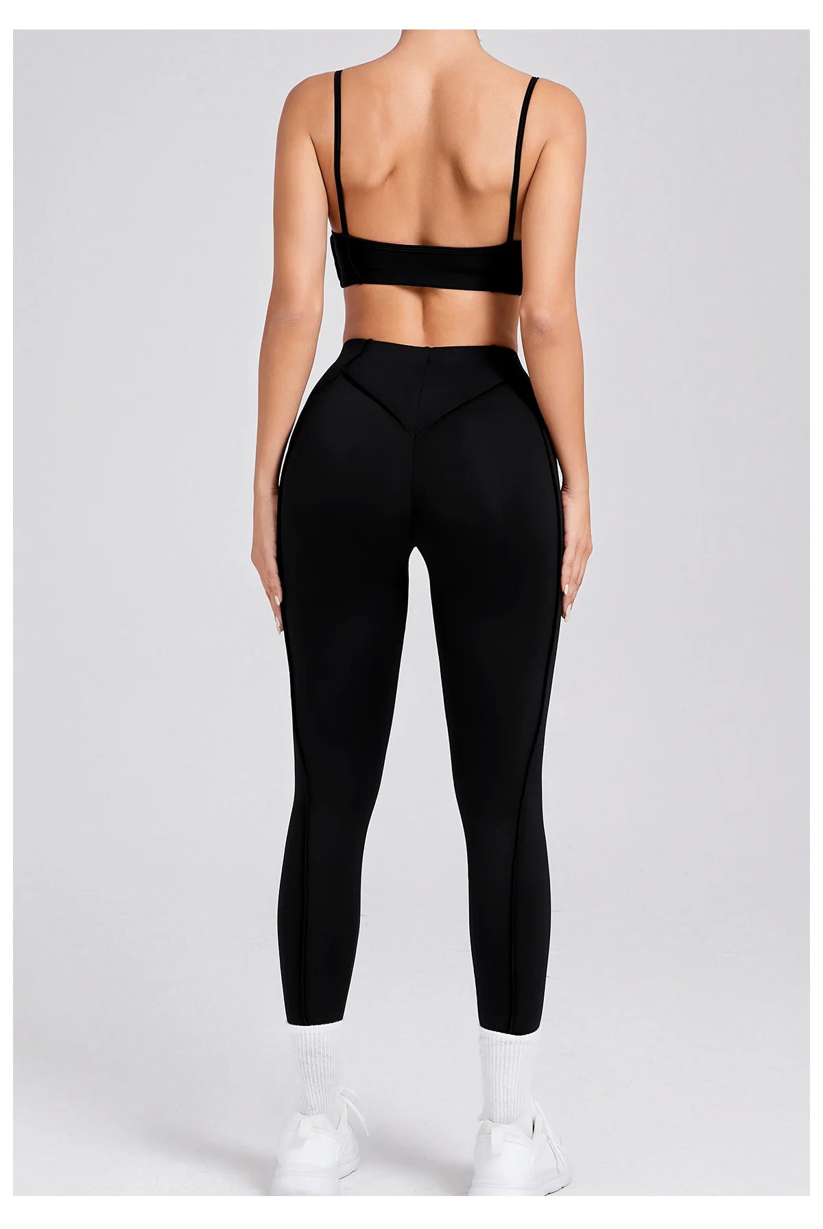 Women's Tracksuit 2 Pieces Seamless Yoga Set Workout Push Up Sportswear Gym Clothing High Waist Leggings Fitness Sports Suits