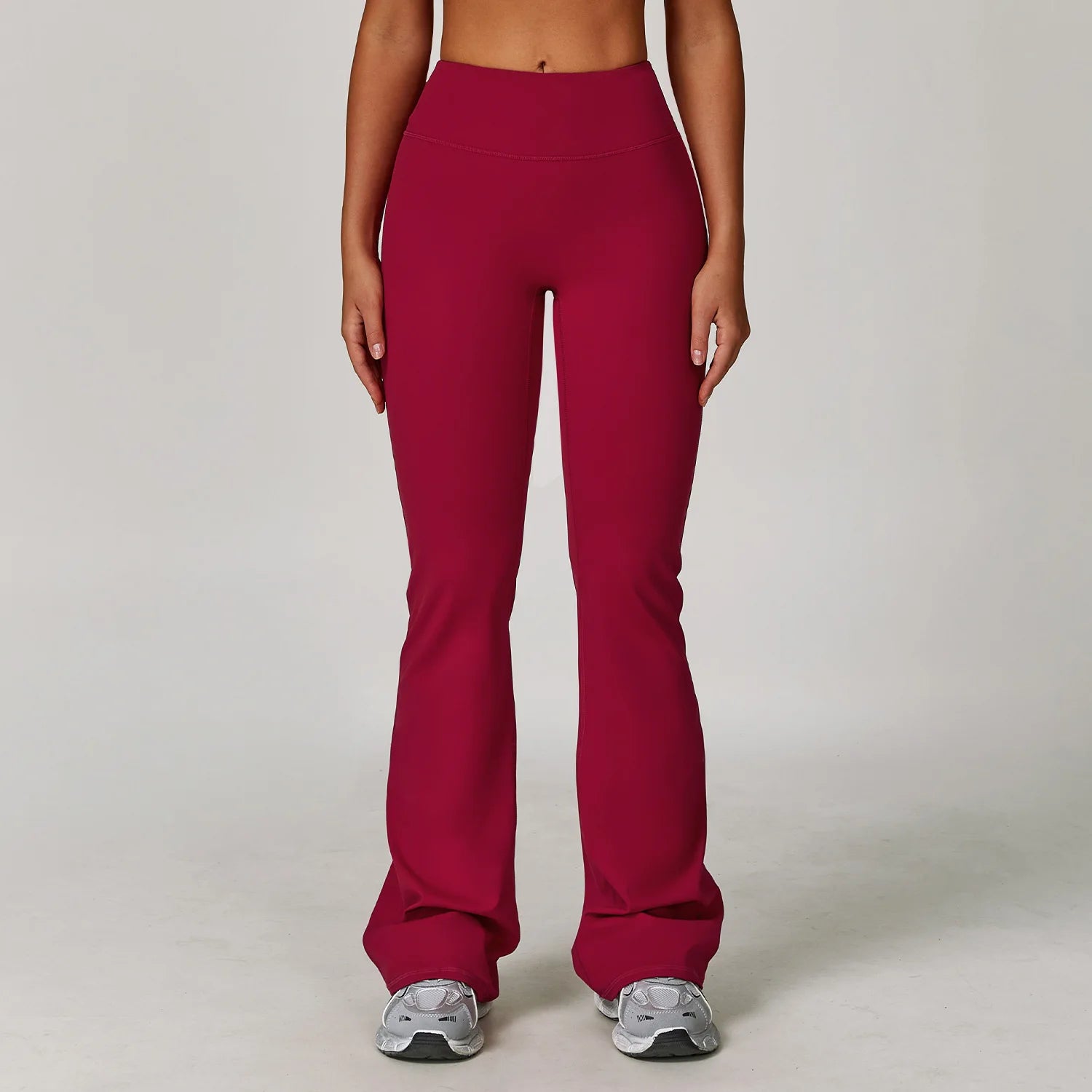 Wide Leg Pants Women Bell-bottoms High Waist Yoga Leggings High Stretchy Butt Lifting Breathable Sports Pants Women Gym Leggings