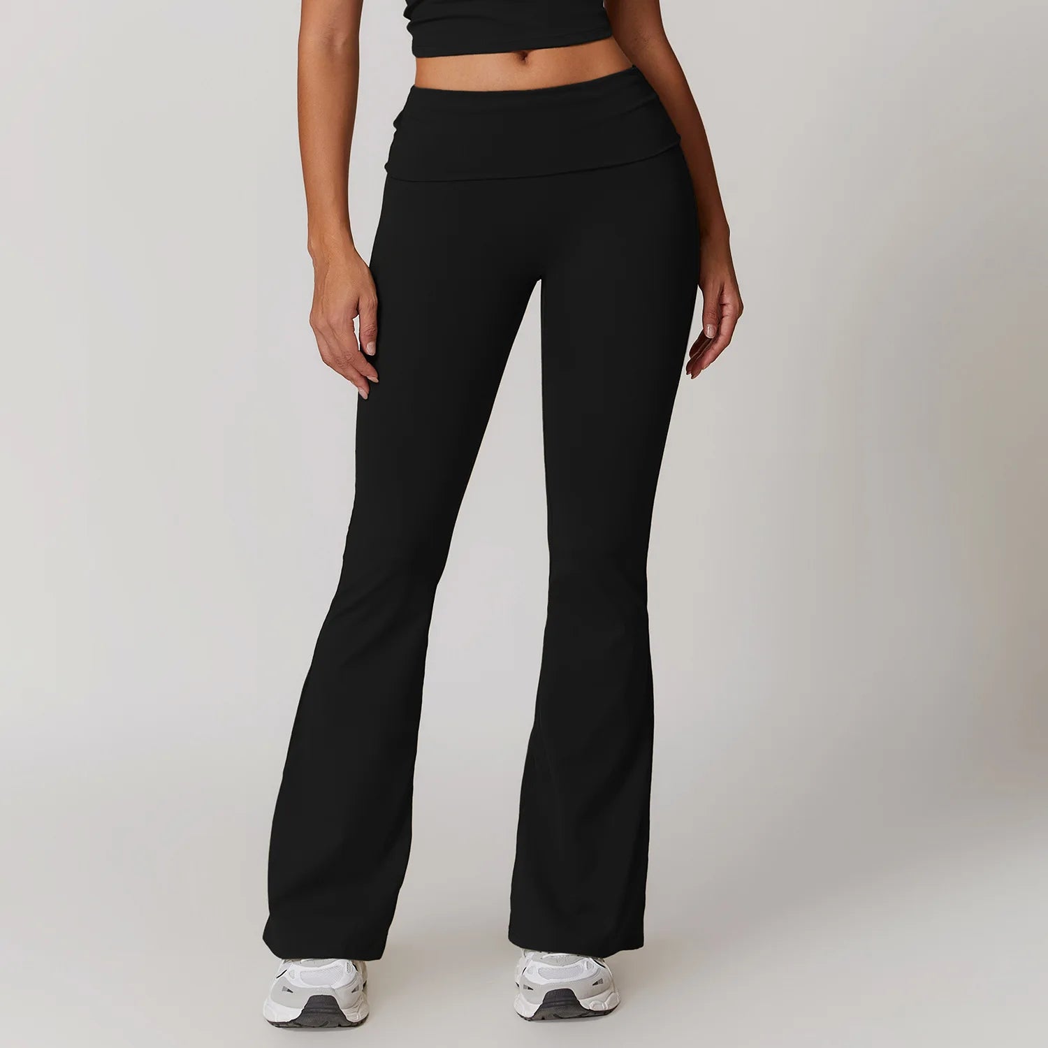 Yoga Pants Gym Leggings Women Bell-bottoms High Waist Push Up Sport Tights Running Cycling Fitness Workout Leggings Gym Clothing