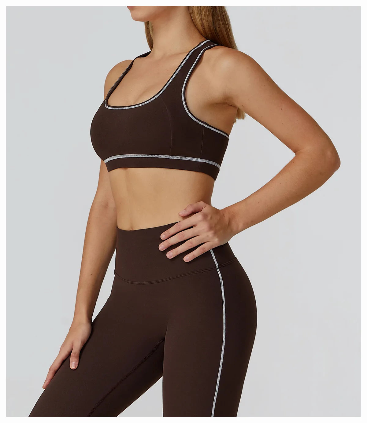Fitness Top Women Breathable Sports Bra Anti-Sweat Yoga Bra Shockproof Crop Top Push Up High Strength Sport Bra Gym Workout Top