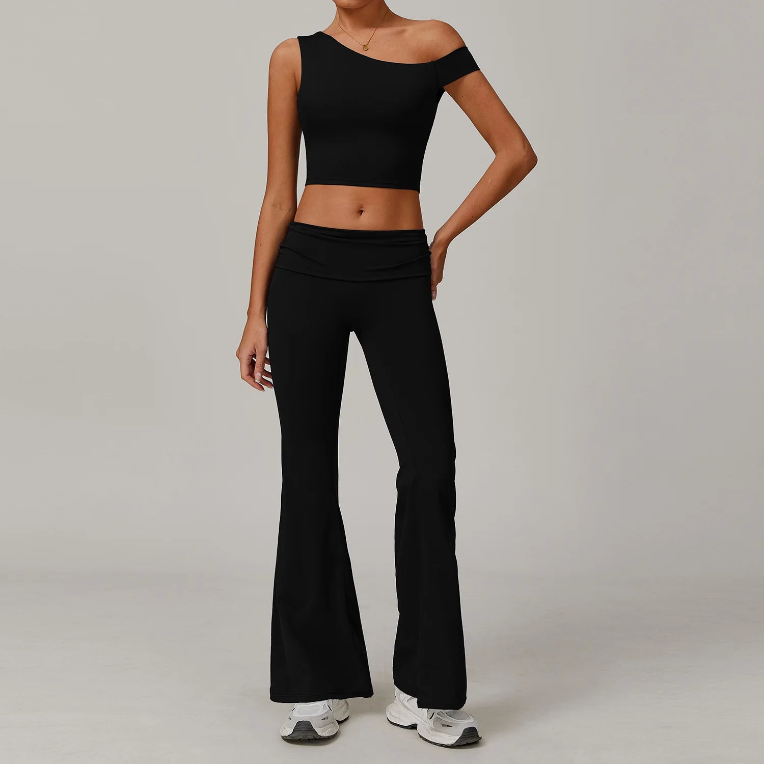 Yoga Set 2 Pieces Women Clothes Workout Outfits Fitness Sportswear Gym Tracksuit High Waist Leggings Sports Bra Athletic Wear