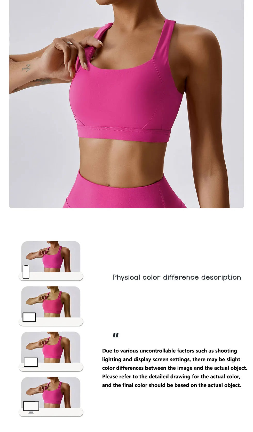 Breathable Sports Bra Shockproof Crop Anti-sweat Fitness Top Women Yoga Bra Push Up Sport Gym Running Workout Top Soft Underwear