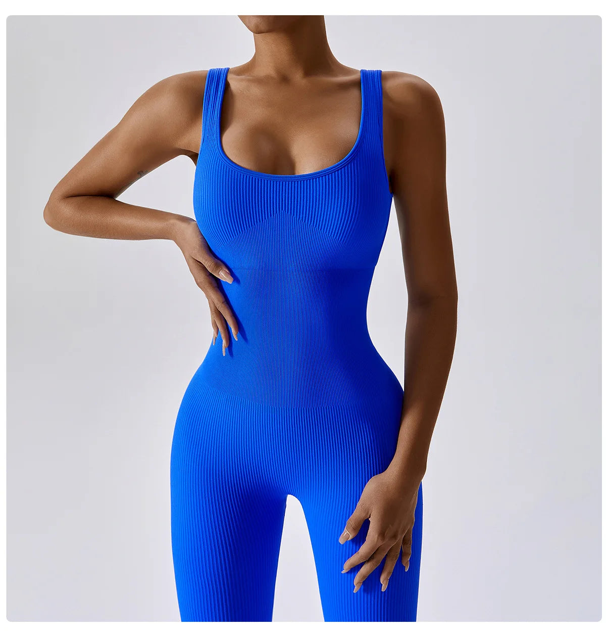 Women's Tracksuit Seamless Yoga Set Yoga Jumpsuits One Piece Workout Rompers Sportswear Gym Set Workout Clothes Women Bodysuit