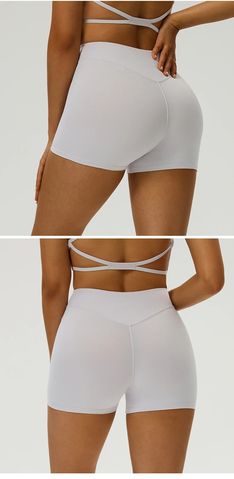 Women Yoga Shorts High Waist Workout Shorts Fitness Yoga Lift Butt Fitness Ladies Yoga Gym Running Impact Short Pants Sportswear