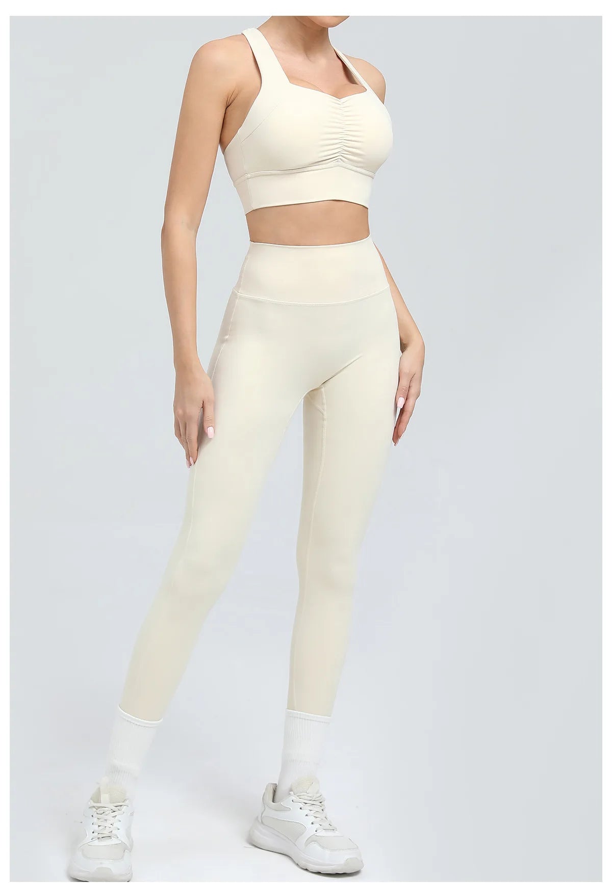 Women's Tracksuit Fitness Suit Yoga Sets Sportswear Workout Outfits Sports Bra High Waist Leggings Gym Clothing Sports Suits