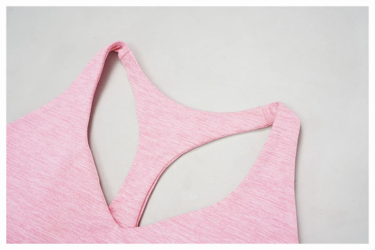 Quick Dry Sports Bra Women Underwear Female Running Gym Bra Push Up Tight Casual Yoga Top V-Neck Bra With Removable Padding Bras