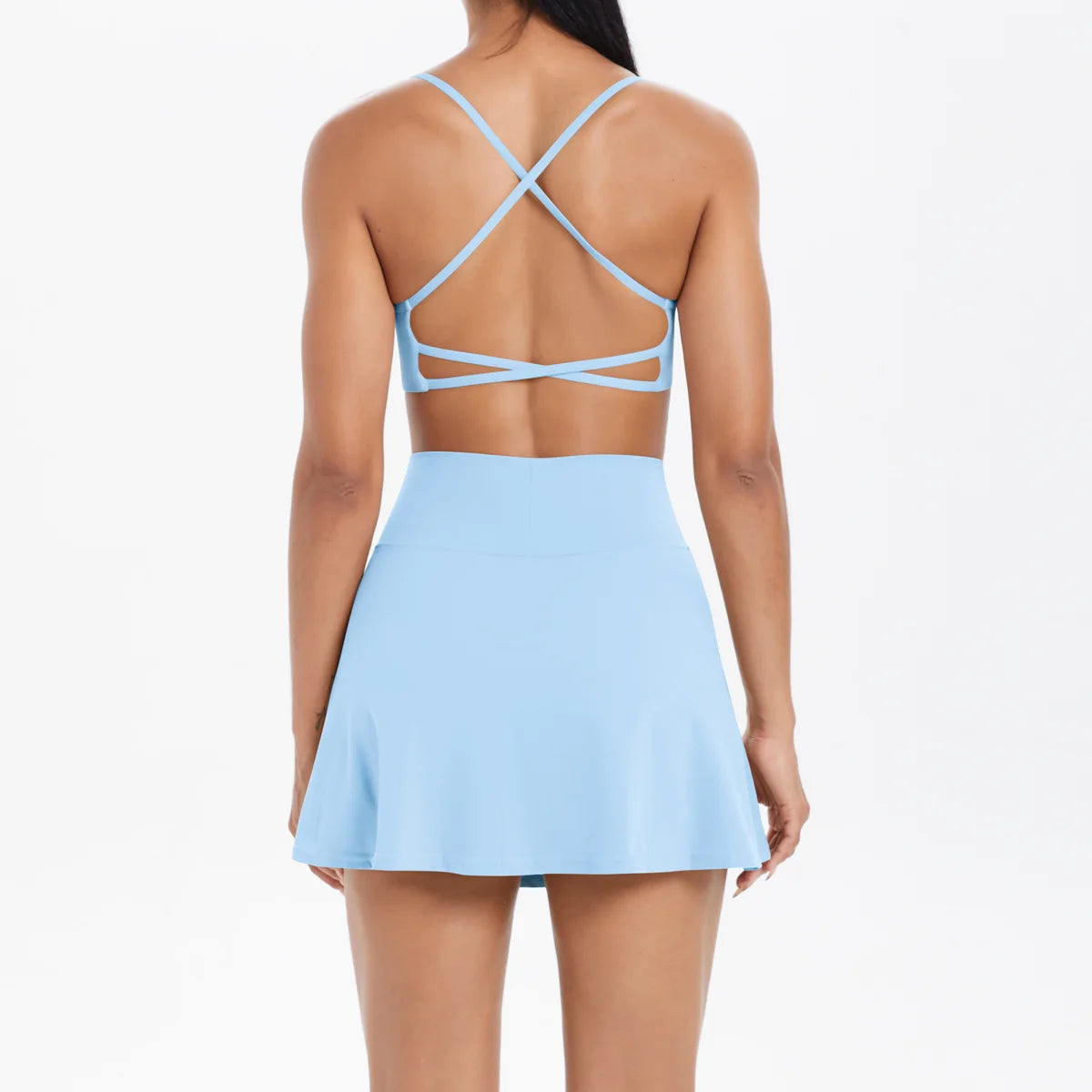 Yoga Outfits Women Tracksuit Sport Bras Shorts Workout Set Women Yoga Clothes Fitness Yoga Short Skirt Gym Set Yoga Sets