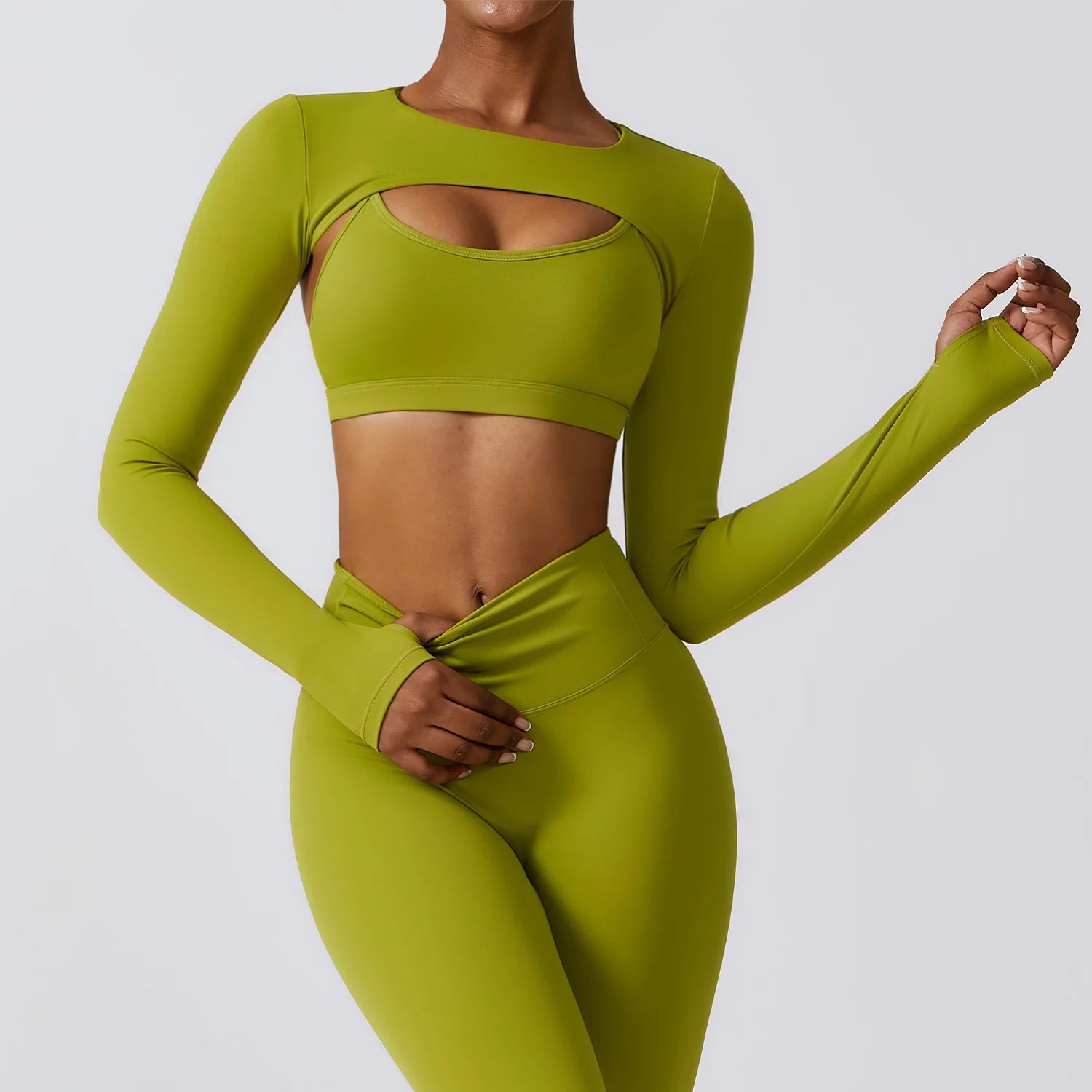 Sports Camisole Yoga Long Sleeved 1 Piece Shawl Yoga Top Nude Fitness Yop Gym Push Ups Workout Tops Running Sports Smock