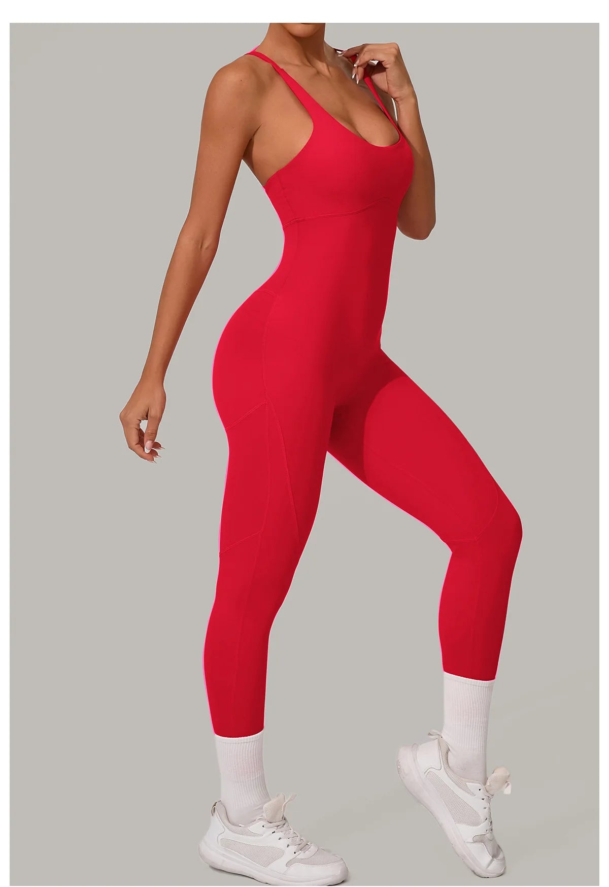Women's Tracksuit Jumpsuits One-Piece Suit Sleeveless Yoga Set Gym Push Up Workout Clothes Fitness Bodysuit Sportswear Rompers