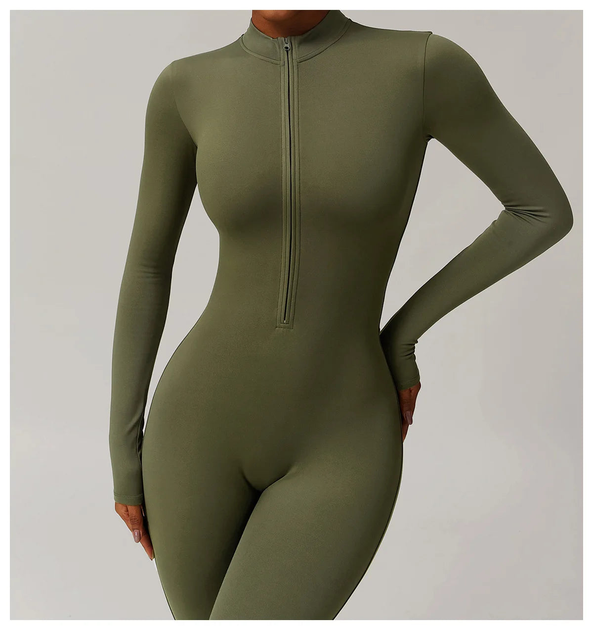 Winter Zipper Workout Jumpsuit Sports Overalls Women Gym Clothing Running Fitness Suit Gym Tracksuit Push Up Sportswear Yoga Set