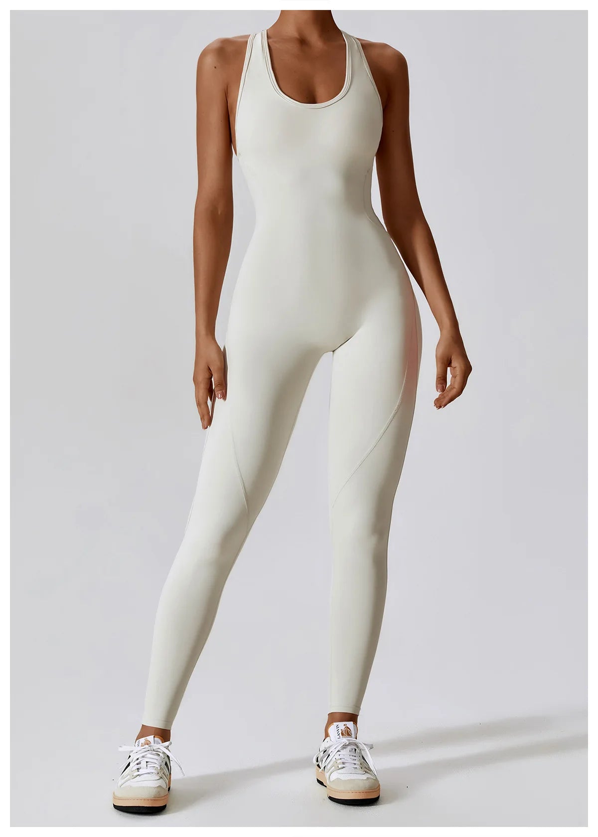 Gym Clothes Jumpsuit Backless Fitness Set Bodysuit Siamese Sportswear Women Romper Buttery-Soft One-Piece Playsuit Yoga Suit