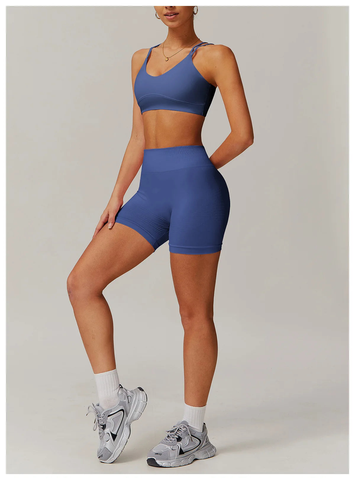 Women Yoga Suit 2PCS Sports Set Quick-Drying Gym Set Women Tracksuit Running Bra Workout Long Sleeve Sports Shirt Yoga Clothing