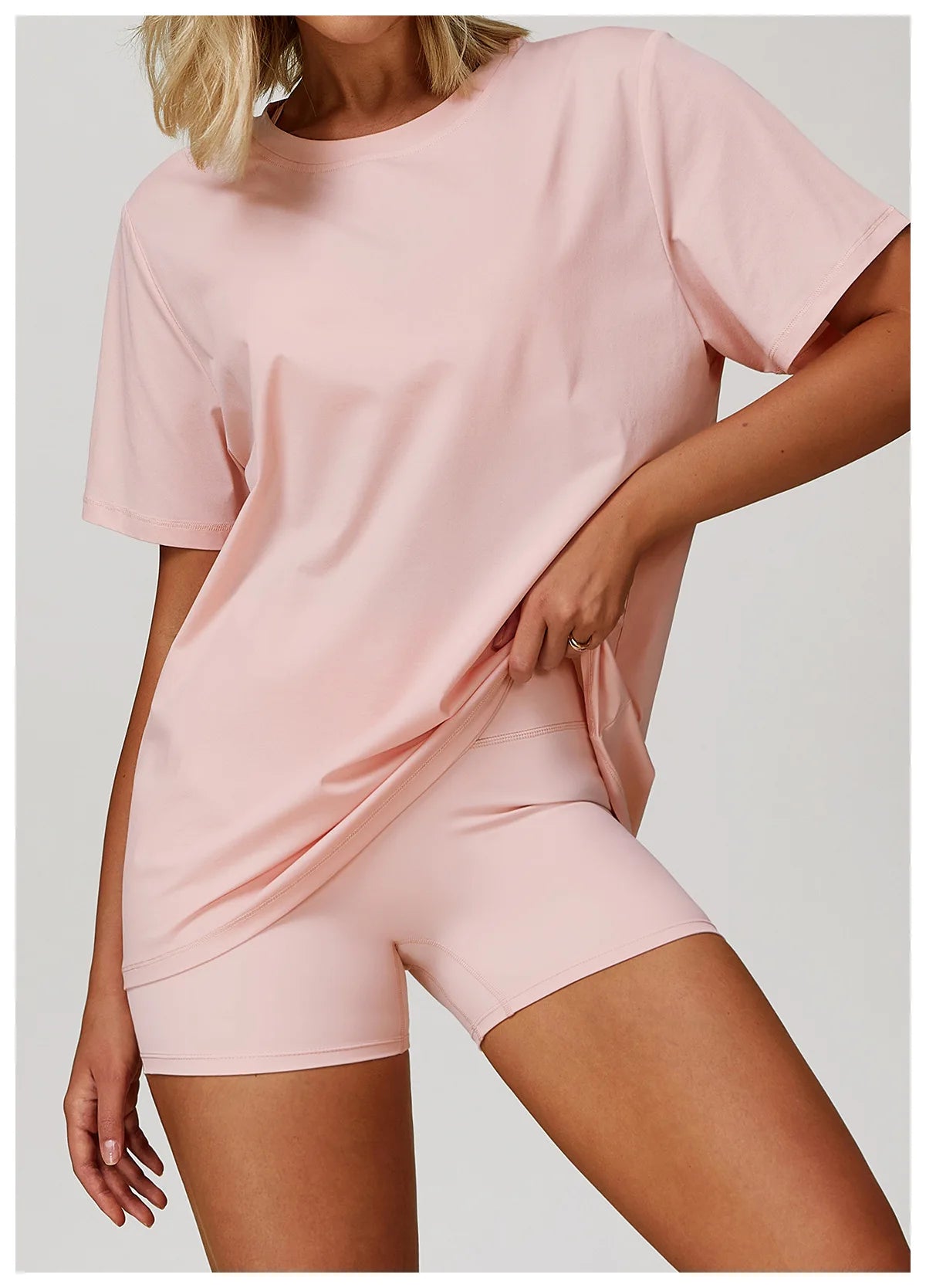 Loose Yoga Shirts Women Top Quick Dry Running Top Tights Push Up Workout Gym Clothes Female Short Sleeve Fitness Sports T-Shirts