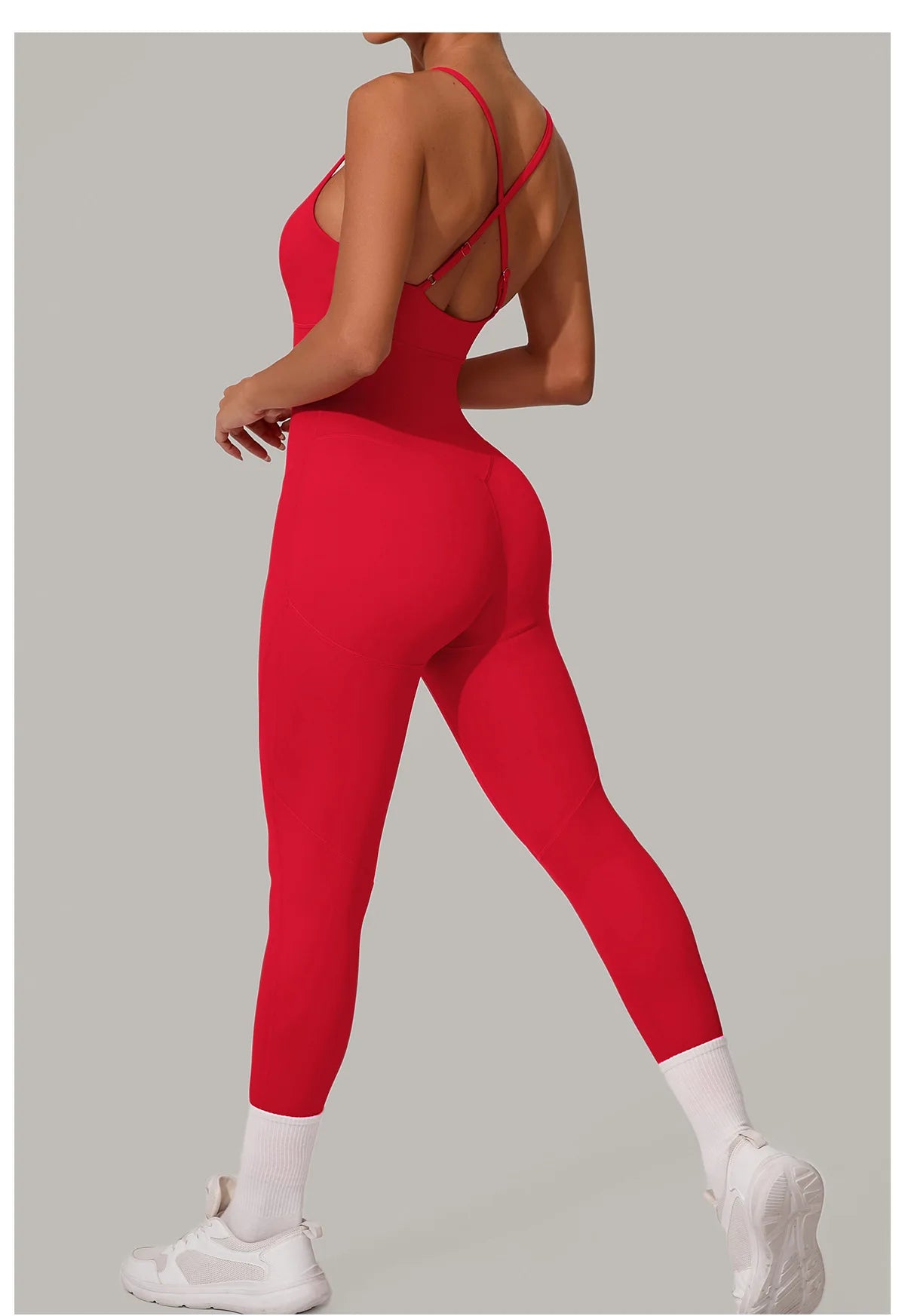 Women's Tracksuit Jumpsuits One-Piece Suit Sleeveless Yoga Set Gym Push Up Workout Clothes Fitness Bodysuit Sportswear Rompers
