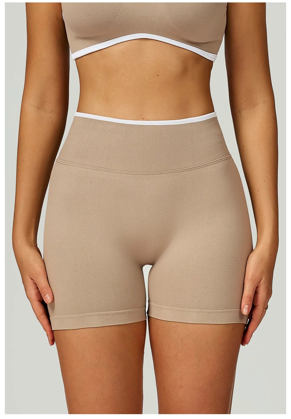 Seamless Women Sports Short Yoga Legging Shorts Squat Proof High Waist Fitness Tight Shorts Cycling Impact Workout Gym Shorts