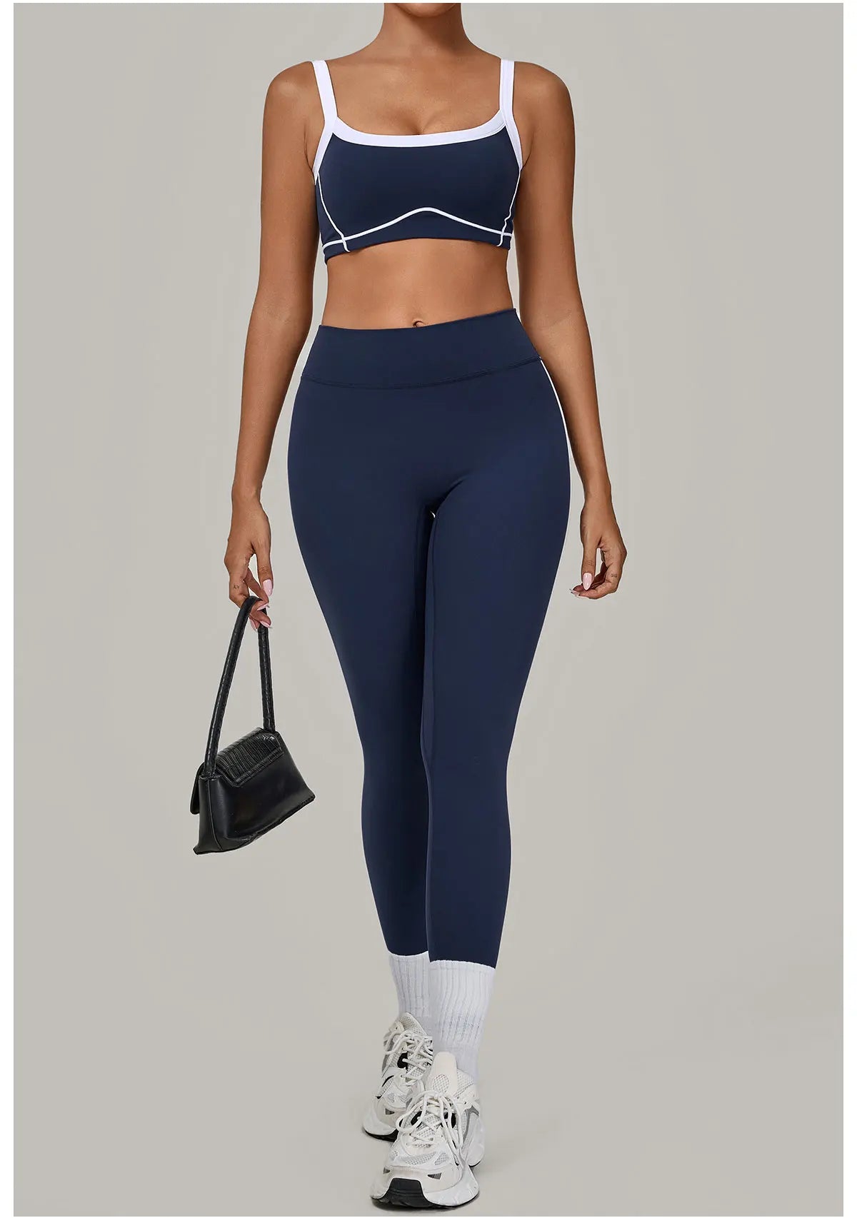 2PCS Yoga Suit Women Tracksuit Sports Bra High Waist Leggings Sports Outfit Gym Set Fitness Workout Clothes Running Sportswear