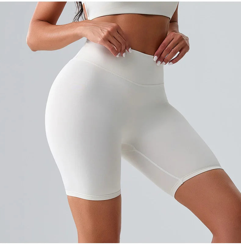 Sports Short Women Yoga Shorts High Waist Breathable Soft Fitness Tight Women Yoga Legging Shorts Cycling Athletic Gym Shorts