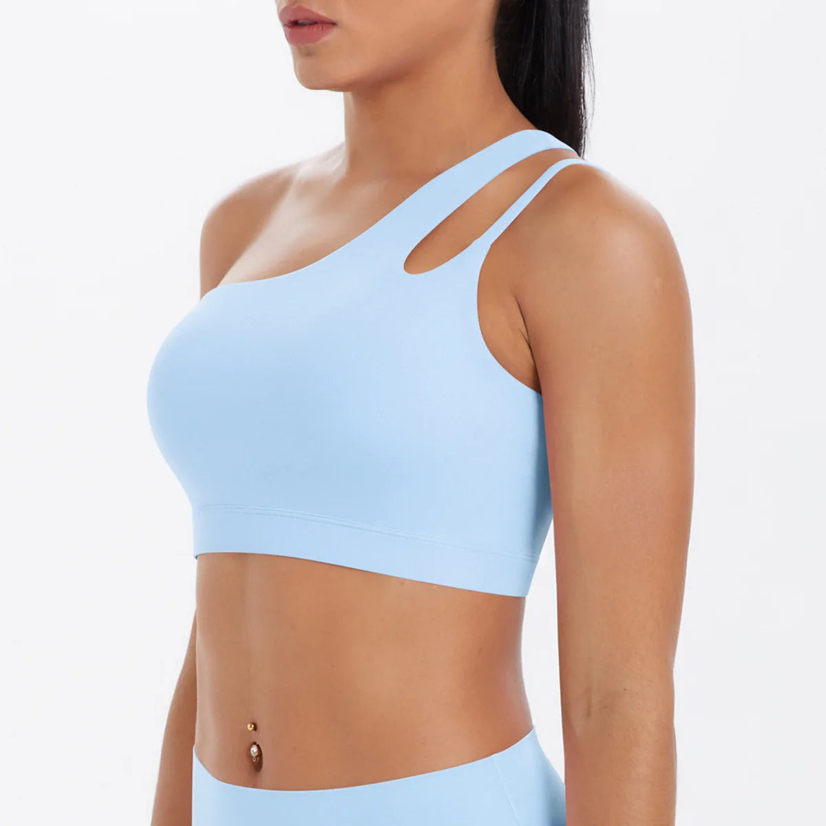 Sports Bra Women Push Up Fitness Bras One Shoulder Underwear Shockproof Yoga Bra Workout Bra Yoga Running Bra Sexy Vest