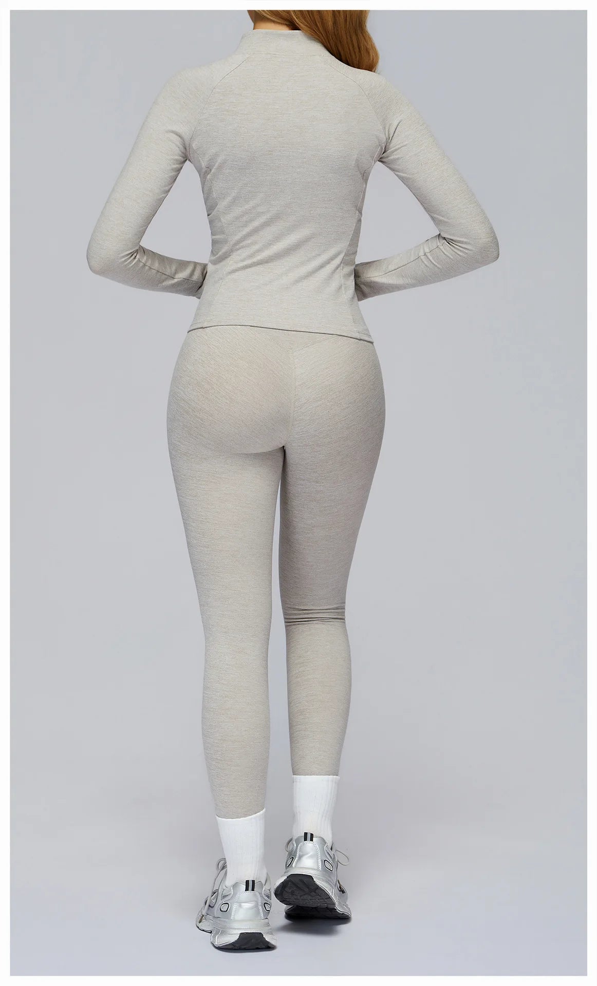 Zip Fitness Clothes Women Long Sleeve Sports Jacket Gym Clothes Woman Yoga Shirt Quick Dry Top Sunscreen Sportswear Yoga Clothes
