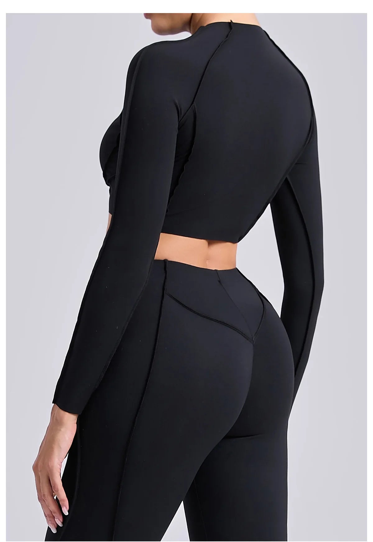 Long Sleeve Workout Top Gym T-shirt Pilates Clothes Women Active Wear Sports Shirt Elastic Fitness Yoga Clothing Running Shirts
