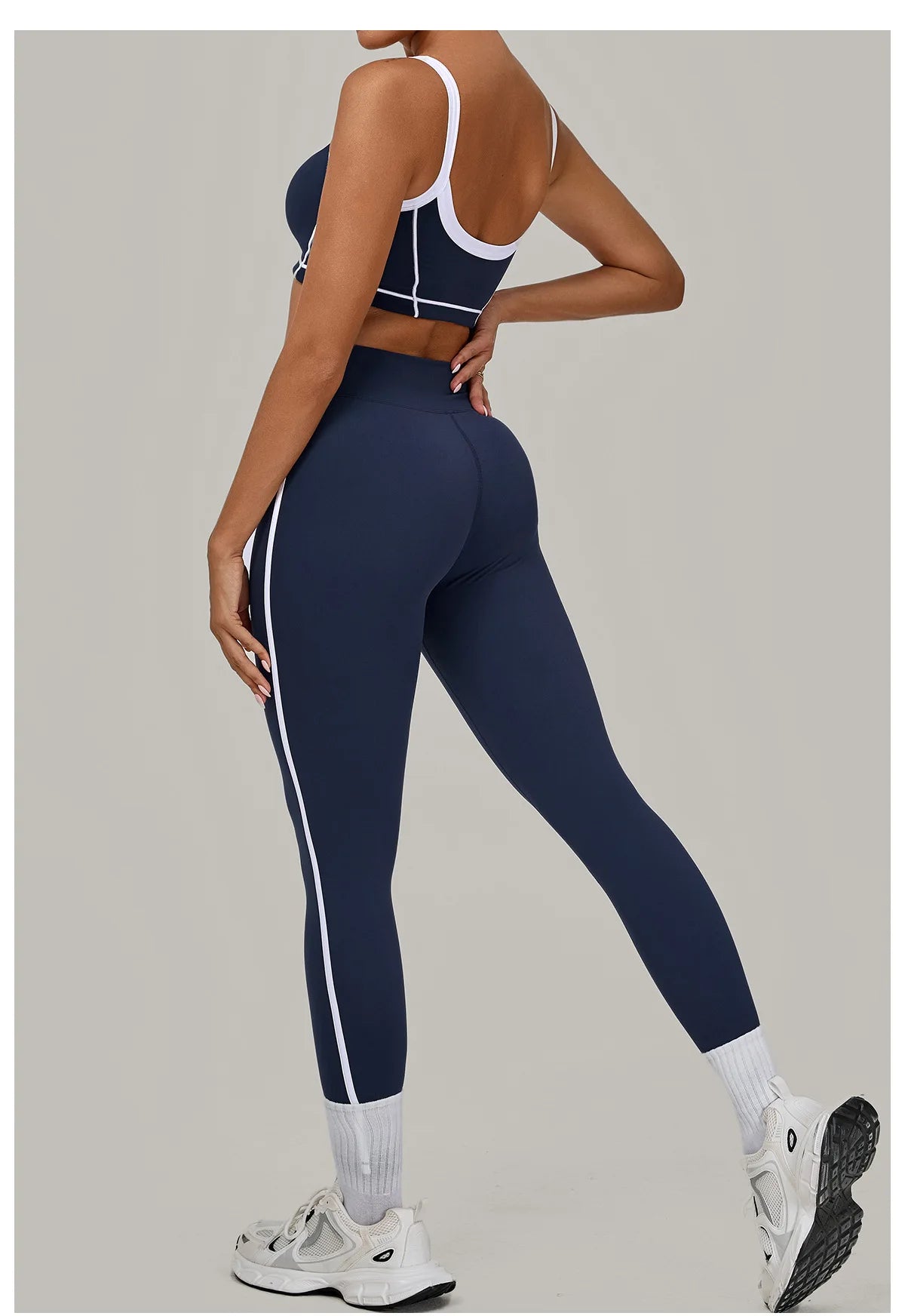 2PCS Yoga Suit Women Tracksuit Sports Bra High Waist Leggings Sports Outfit Gym Set Fitness Workout Clothes Running Sportswear