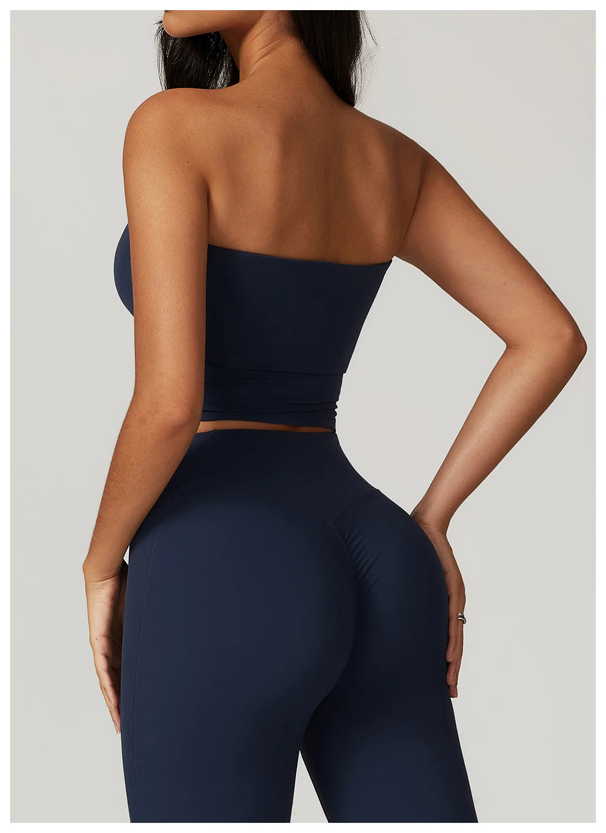 New Strapless Yoga Vest for Women Sexy Beautiful Back Sports Bra Shock Resistant Quick Drying Fitness Top for Women Underwear