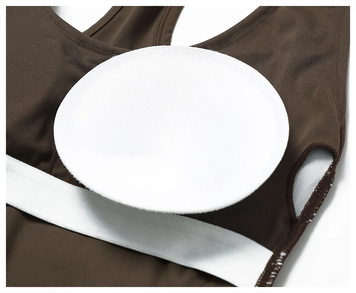 Gym Clothes Jumpsuit Backless Fitness Set Bodysuit Siamese Sportswear Women Romper Buttery-Soft One-Piece Playsuit Yoga Suit