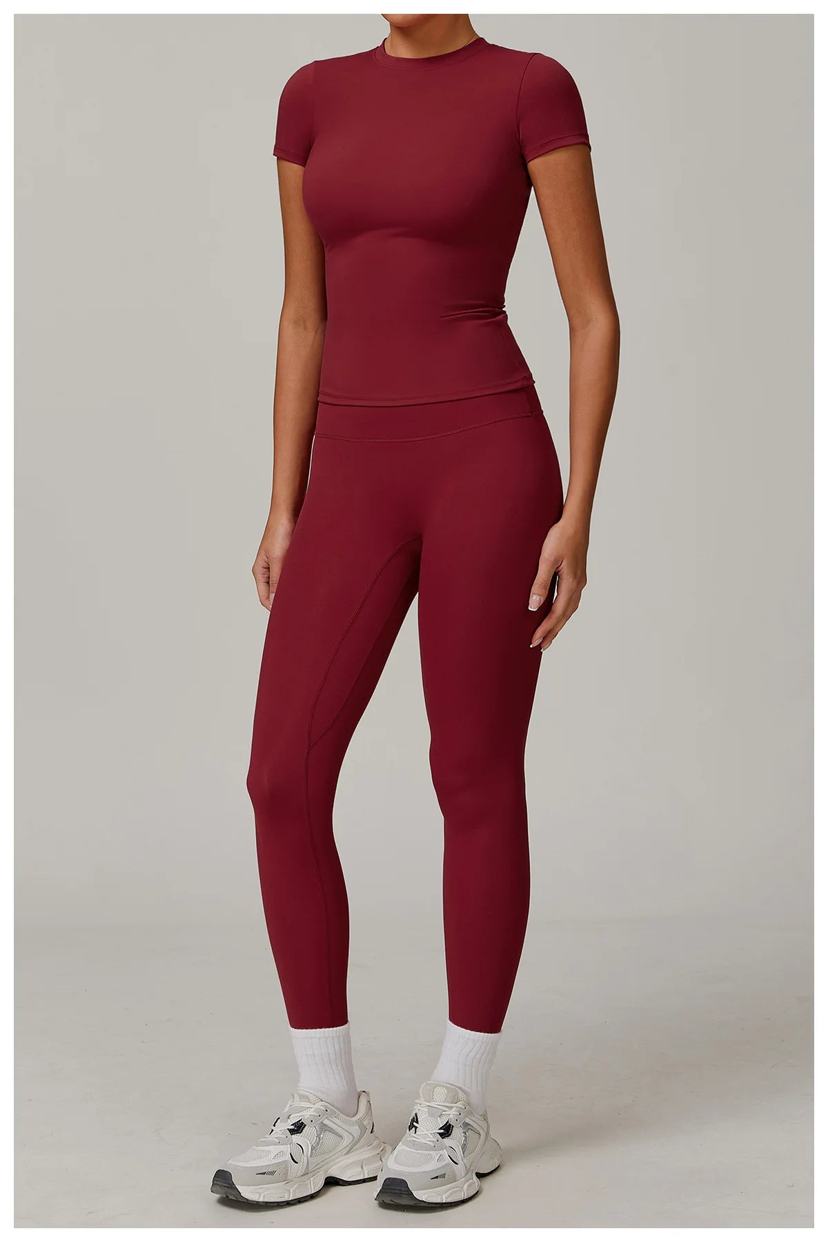 Yoga Shirts Women Top Quick Dry Running Tops Tights Push Up Workout Gym Clothe Female Short Sleeve Fitness Sports T-Shirts