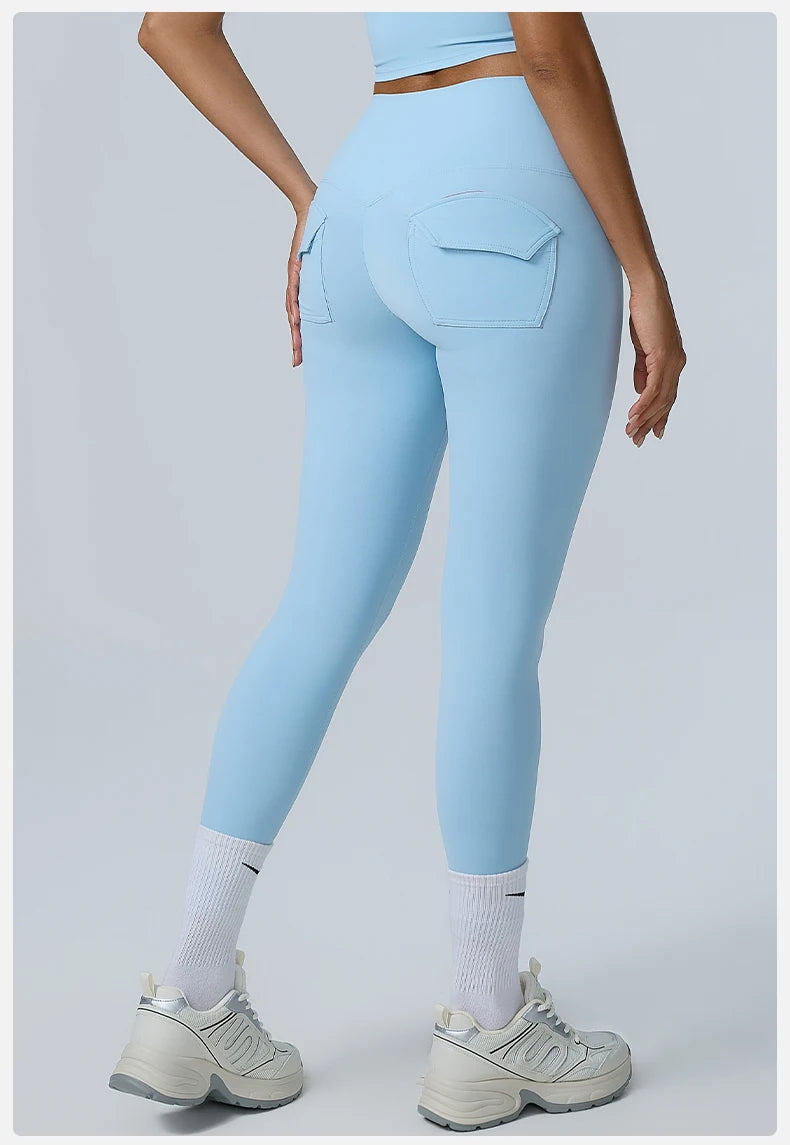 Yoga Leggings Women's High Waist Leggings Butt Lifting Breathable Sports Pants for Women Gym Leggings Pocket Push Up Tight