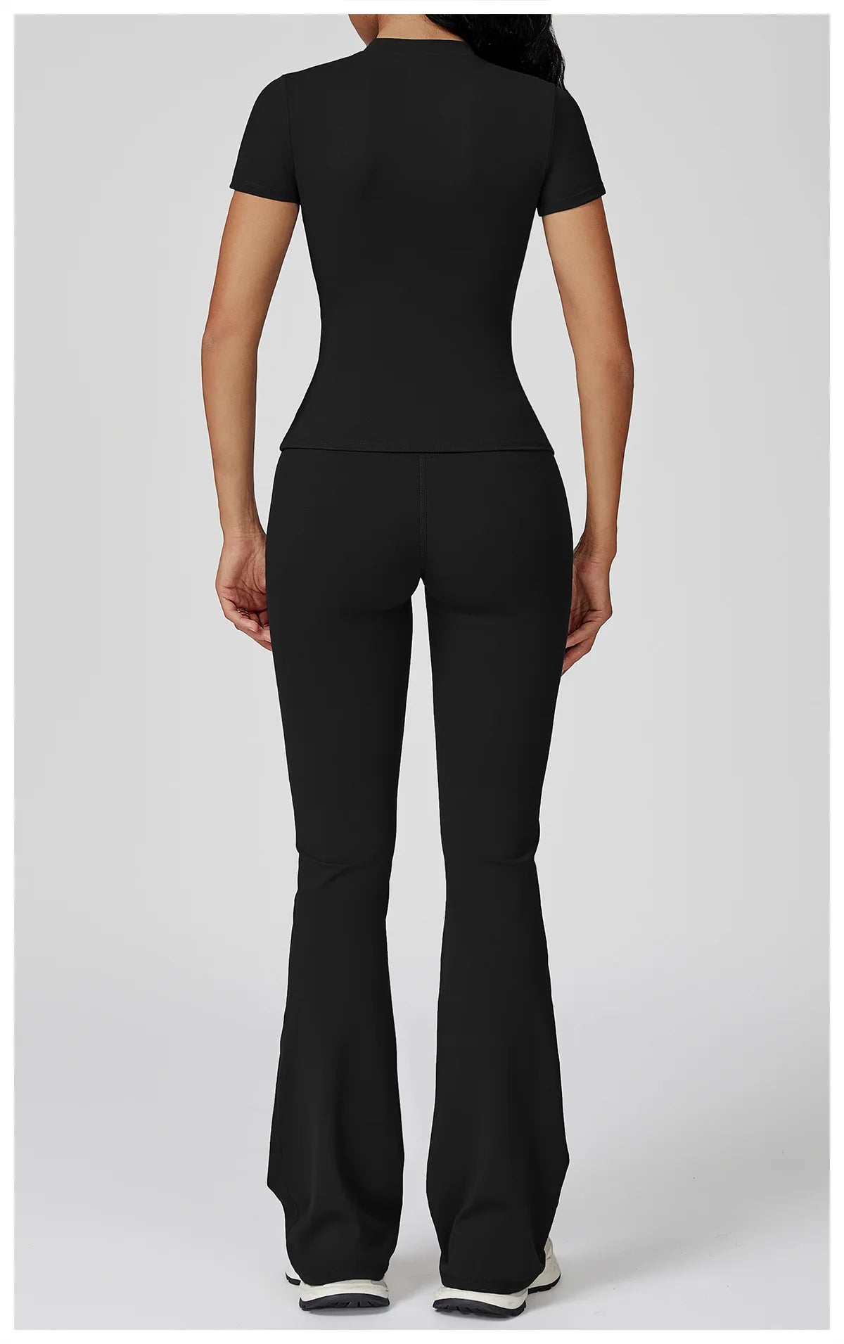 2PCS Yoga Set Sports Suit For Women Fitness Short Sleeve Tracksuits Sports Bra High Waist Leggings Gym Sports Clothes Sportswear
