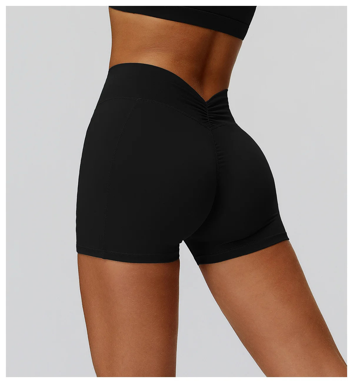 Shorts Women Seamless Yoga Shorts Scrunch Bum Gym Shorts Workout Low Waist Short Leggings Booty Stretch Running Impact Shorts