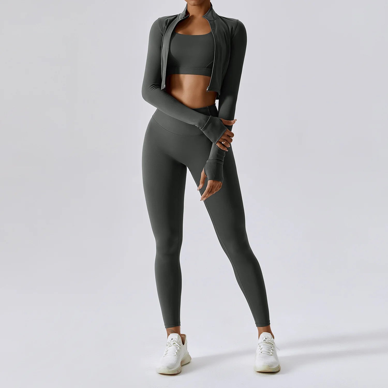 2/3PCS Yoga Set Gym Clothes Sportswear Yoga Suits For Women Tracksuit Fitness Set Tracksuits Sports Bra Gym Leggings Yoga Top