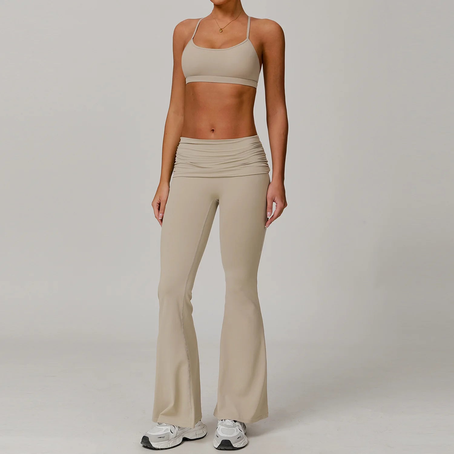 Yoga Clothes 2 Piece Women's Tracksuit Athletic Wear Pilates Fitness Suit Gym Workout Push Up Clothes Sports Bra Leggings Suit