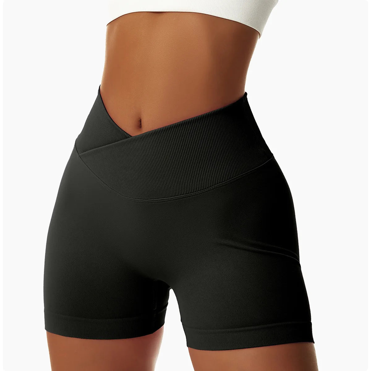 Summer Seamless Yoga Shorts High Waist Elasticity Sports Leggings Women Breathable Cycling Shorts Buttock Lift Gym Shorts Women