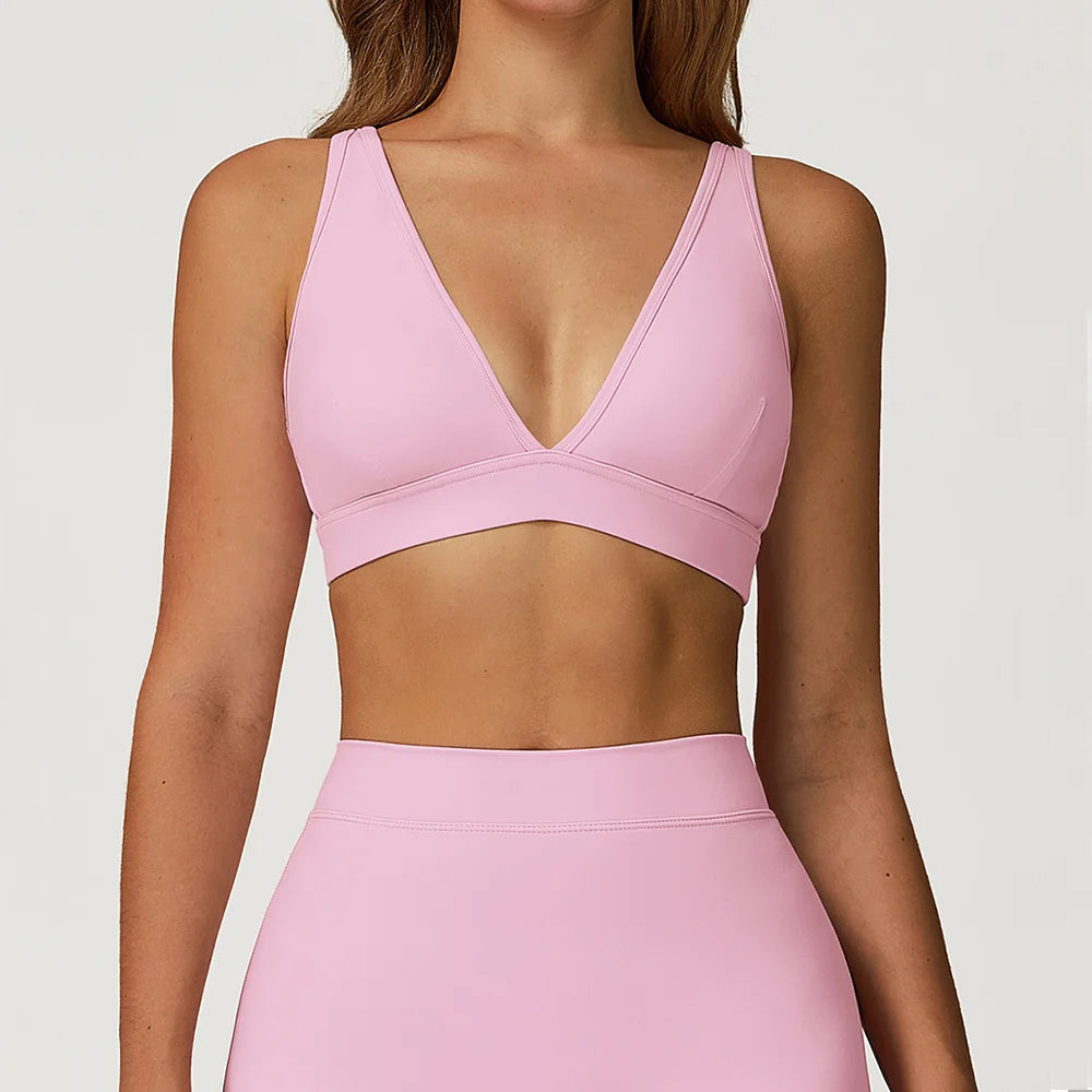 Sports Bra Top Push Up Fitness Yoga Bra Women Underwear Sport Tops For Women Breathable Running Vest Bralette Gym Wear Female