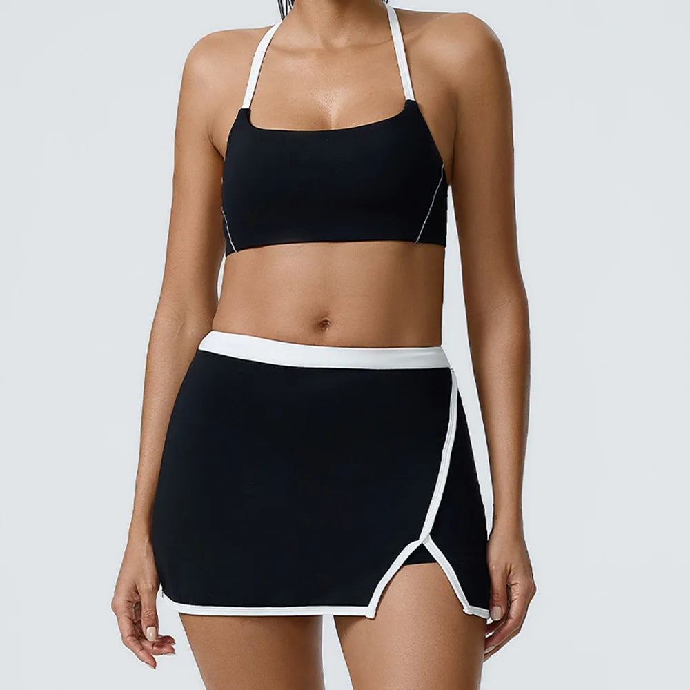 Workout Clothes Women's Tracksuit 2PCS Yoga Set Sportswear Gym Clothing High Waist Leggings Sportswear Fitness Sports Bra