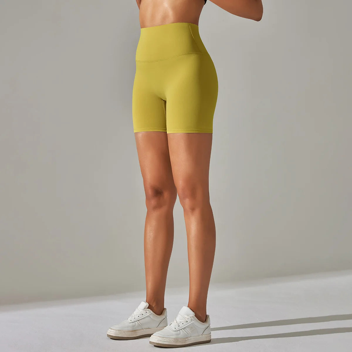 Seamless Yoga Shorts Women Fitness Shorts Running Cycling Shorts Breathable Sports Leggings High Waist Summer Workout Gym Shorts