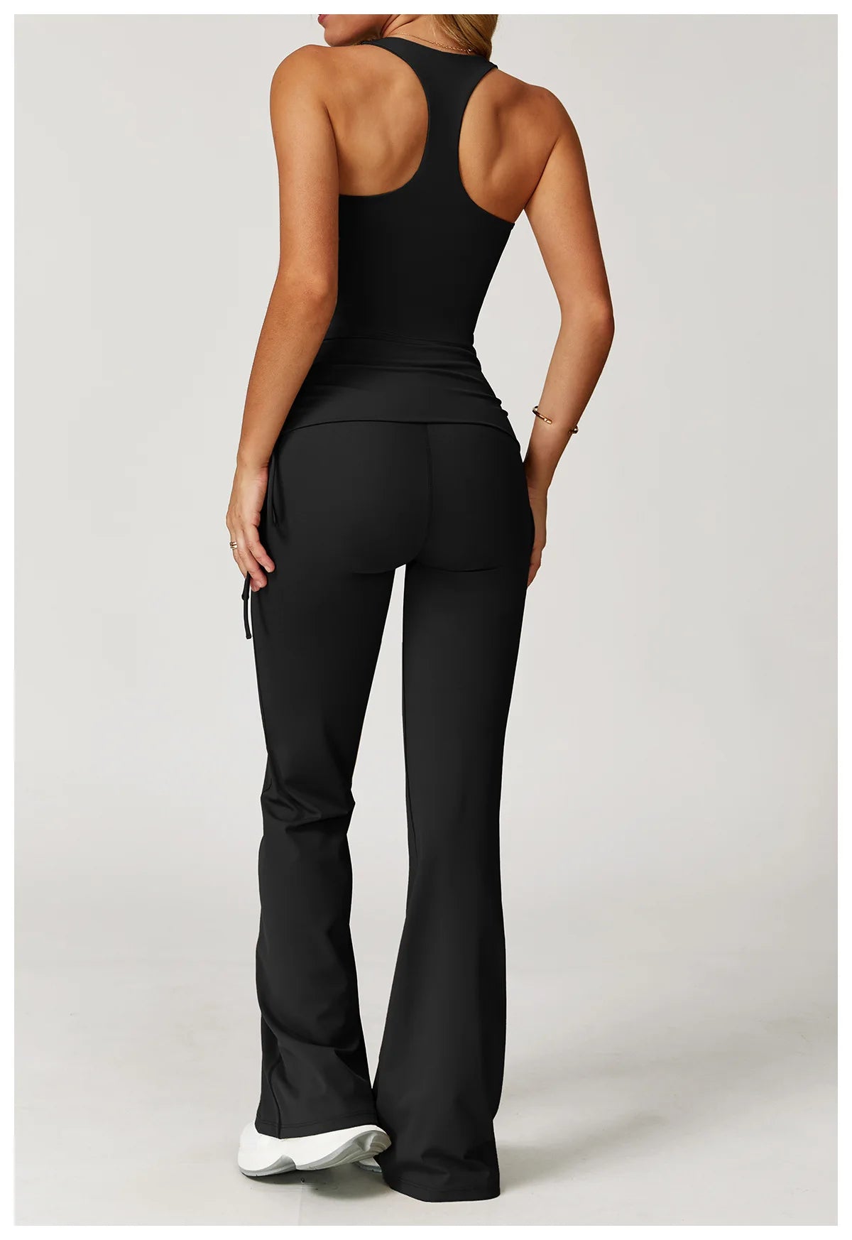 Yoga Bell-bottoms Gym Leggings Women Wide Leg Pants High Waist Booty Lifting Leggings Pants Women Sports Clothing Fitness Wear