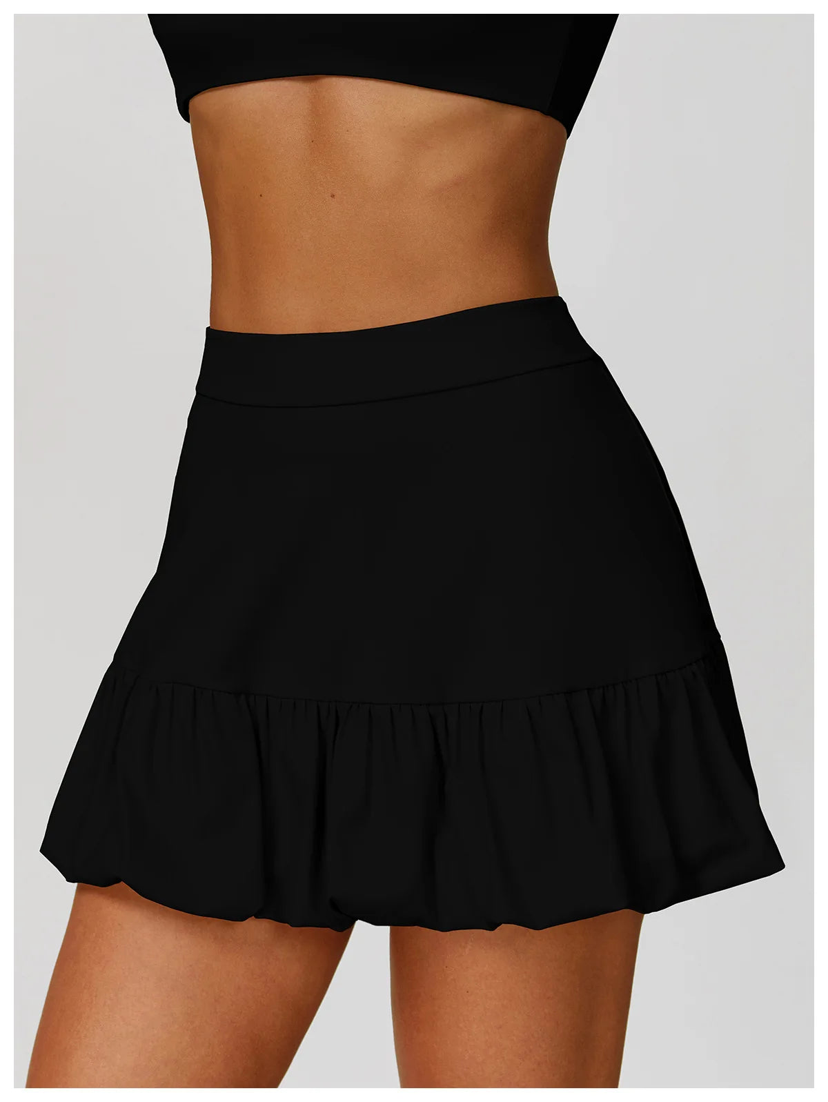 High Waisted Tennis Mini Skirt Women's Tennis Yoga Golf Sports Belt Safety Pants Pocket Comfortable and Breathable Sports Skirt