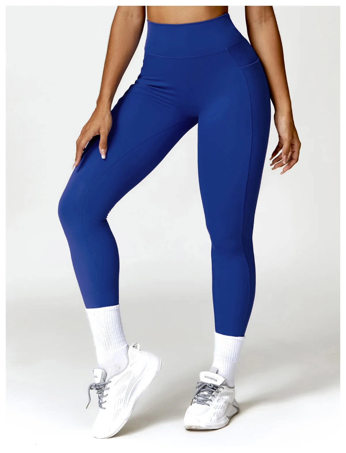 V-shaped Back Leggings Fitness Women Sport Leggings High Waist Elastic Solid Yoga Pants Gym Jogging Push Up Slim Pants Female