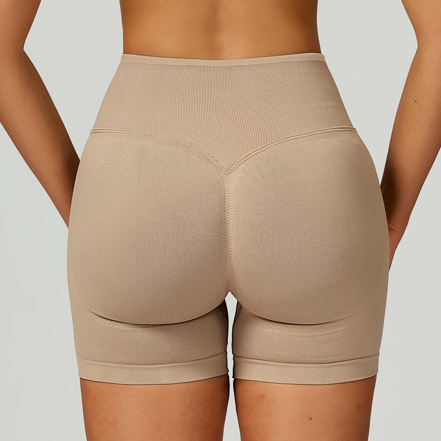 Seamless Women Sports Short Yoga Legging Shorts Squat Proof High Waist Fitness Tight Shorts Cycling Impact Workout Gym Shorts