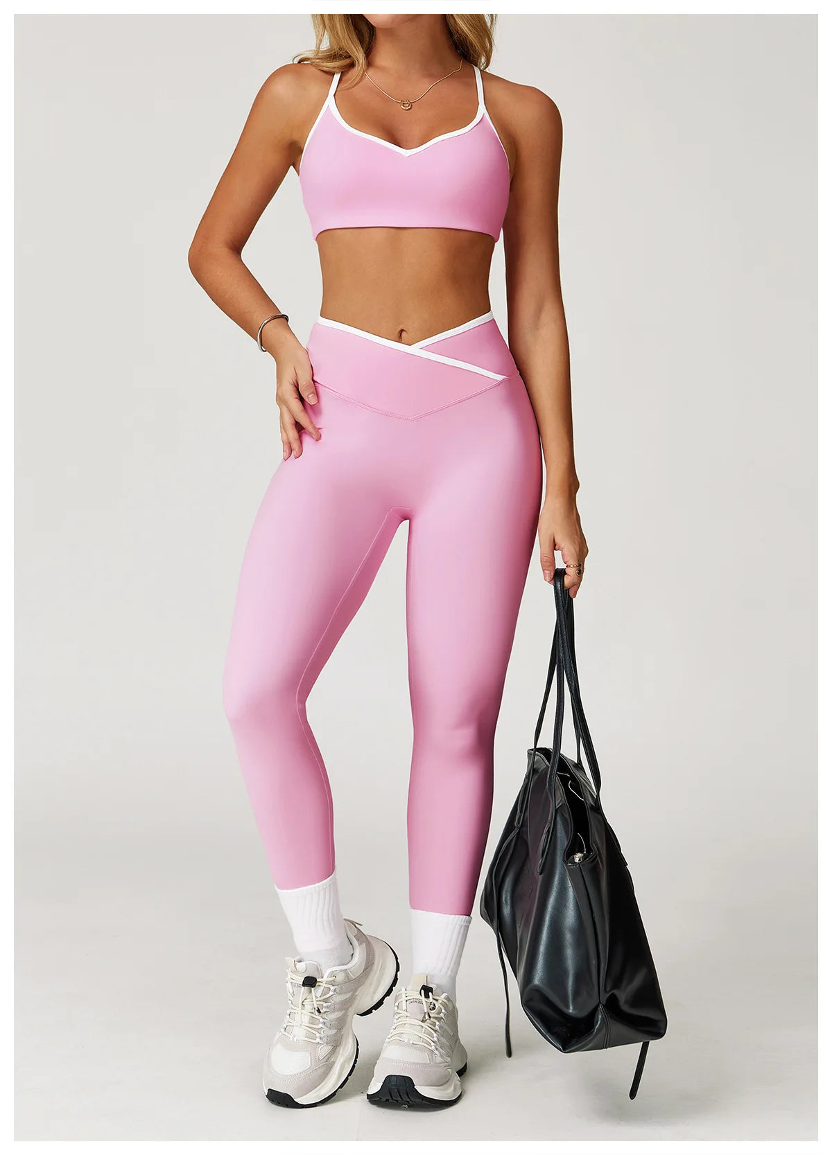 Women's Clothes Yoga Set 2 Pieces Workout Tracksuit Sportswear Gym Clothing High Waist Bell-bottoms Sexy Fitness Bta Sports Suit