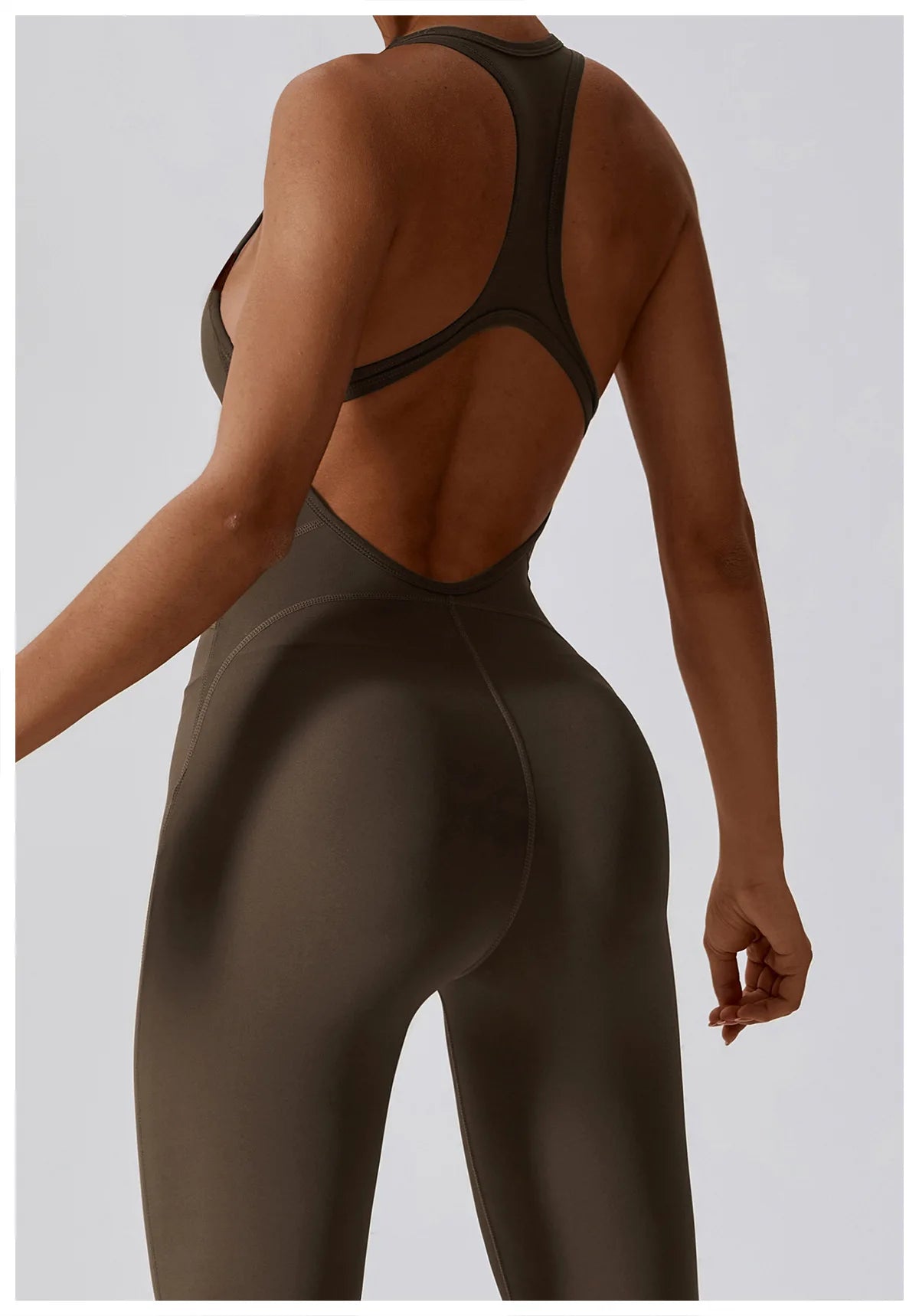 Gym Clothes Jumpsuit Backless Fitness Set Bodysuit Siamese Sportswear Women Romper Buttery-Soft One-Piece Playsuit Yoga Suit