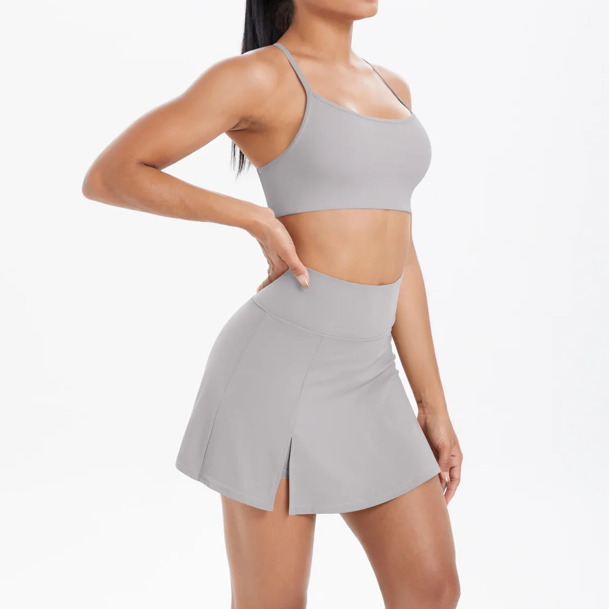 Yoga Outfits Women Tracksuit Sport Bras Shorts Workout Set Women Yoga Clothes Fitness Yoga Short Skirt Gym Set Yoga Sets