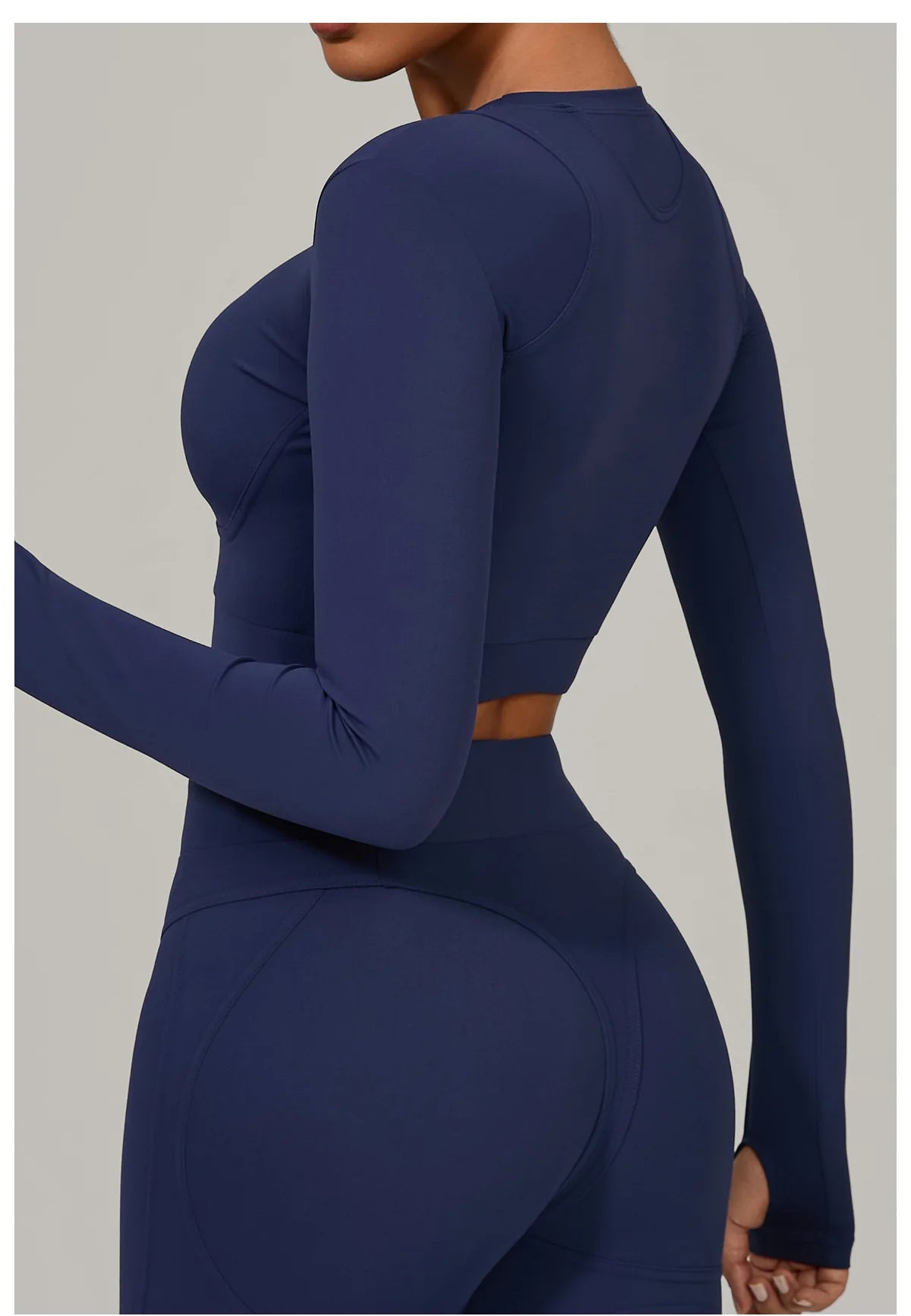 Women Yoga Shirts Crop Top Fitness Long Sleeves Push Up Shirts Women Yoga Sports Gym Clothes Running Quick-drying Workout Tops