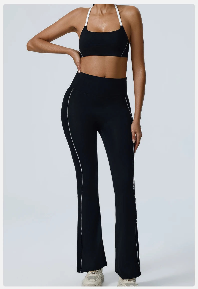 Workout Clothes Women's Tracksuit 2PCS Yoga Set Sportswear Gym Clothing High Waist Leggings Sportswear Fitness Sports Bra