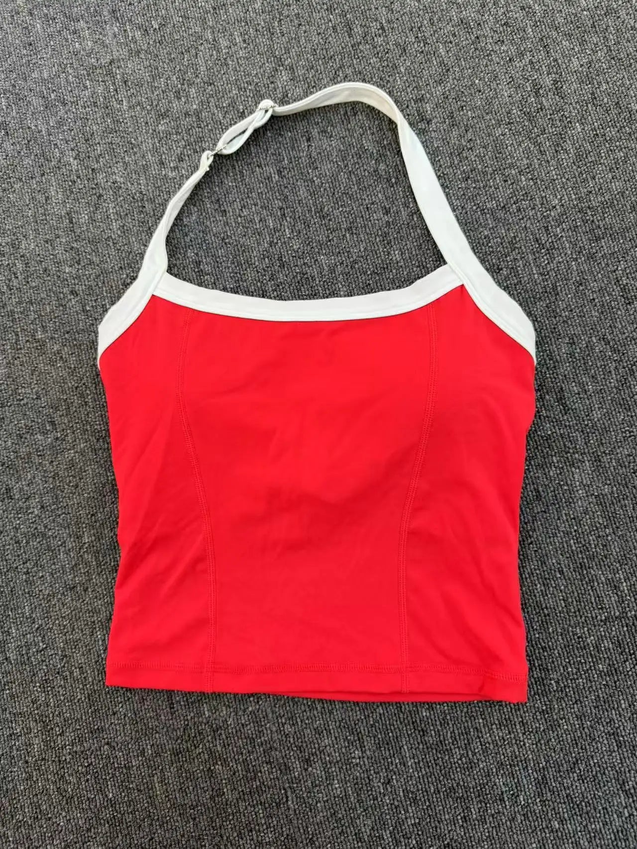Women Sports Bra Hanging Neck Top Push Up Fitness Yoga Bra Color Blocked Underwear Gym Sport Tops Women Running Vest Bralette