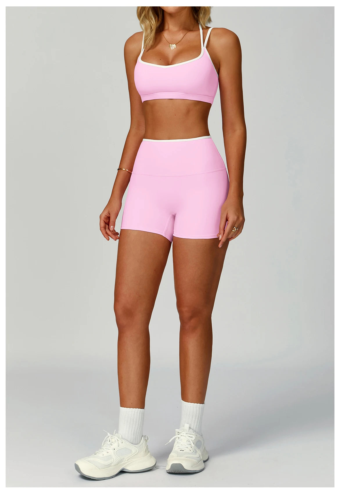 Gym Tracksuit Yoga Set 2 Pieces Workout Outfits Fitness Sportswear High Waist Leggings Sports Bra Athletic Wear Women Clothes