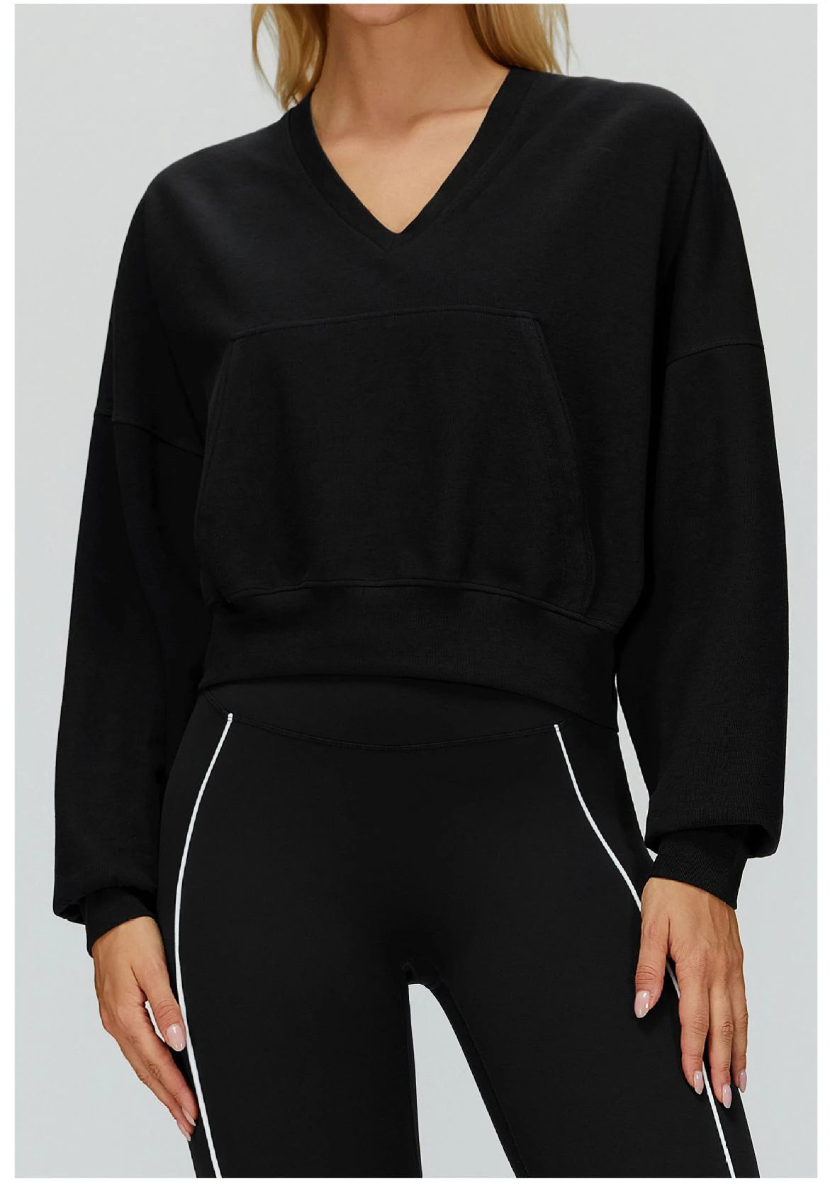 Hooded Hoodie Women's Long Sleeved Warm Windproof Casual Loose Sports Hoodie Outdoor Hiking and Running Sports Jacket
